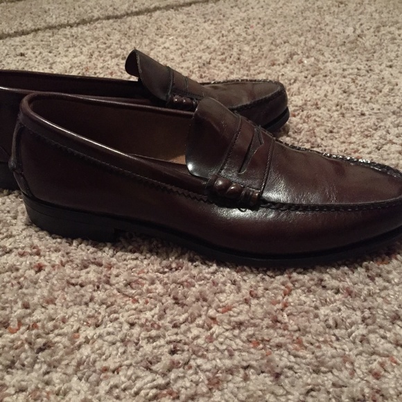 Sze 11 Mens Brown Hanover Hand Sewn Loafer - Picture 2 of 4